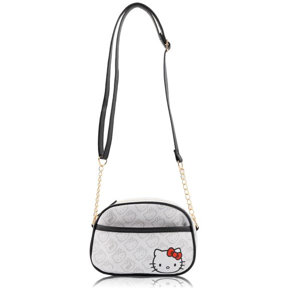 Sanrio Hello Kitty Purse Crossbody Handbag Hello Kitty Vinyl <3 - Picture 1 of 6